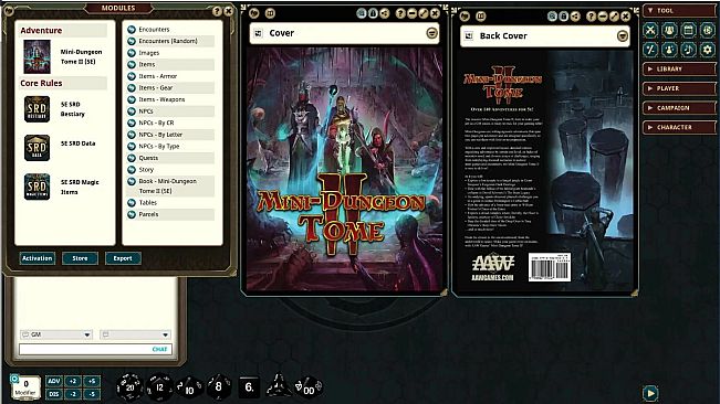 Fantasy Grounds - Mini-Dungeon Tome II (5th Edition)