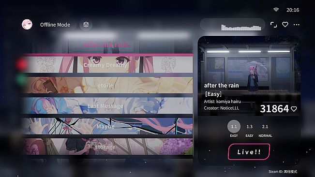 Live Rise!!: 4K Fever - Official Beatmaps Pack