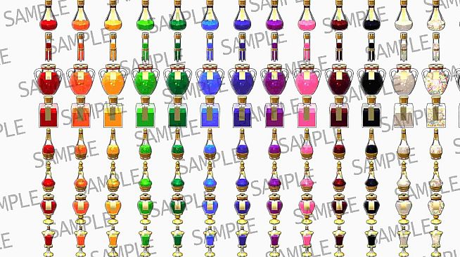 RPG Maker MZ - Potions Asset Pack 4K Vol 2
