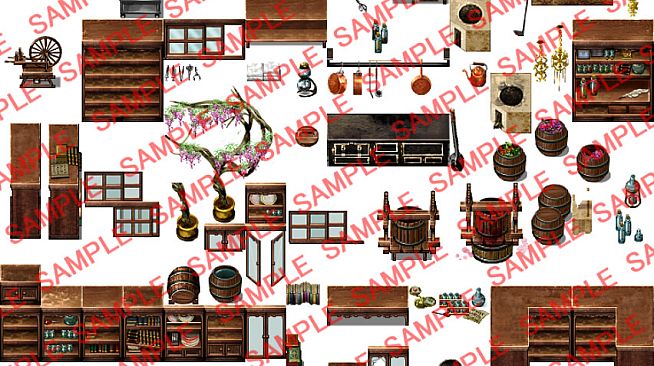 RPG Maker MZ - Never Ever Clean Up Tileset