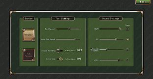 Tyrano Builder - Visual Novel GUI Pack #4 Color-Spruce [kopanda UI]