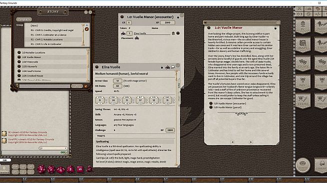 Fantasy Grounds - Village Backdrop: Coldwater (5E)
