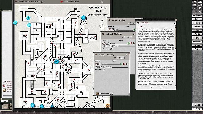 Fantasy Grounds - D&D Classics: FRQ1 Haunted Halls of Eveningstar (2E)
