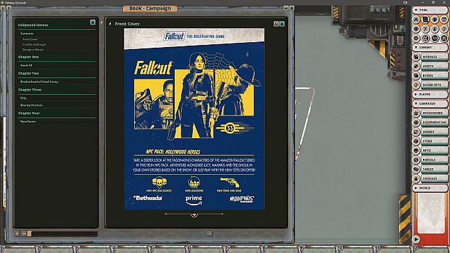 Fantasy Grounds - Fallout RPG - NPC Pack - Hollywood Heroes