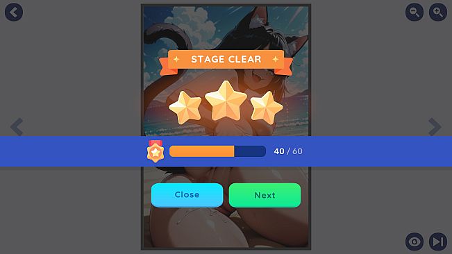 Fancy's Monster Girl Beach Jigsaw Puzzle