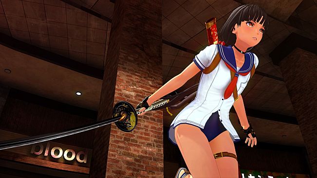 OneeChanbara ORIGIN - Exclusive Saki Costume: Saki's School Swimwear