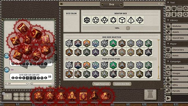 Fantasy Grounds - Knots of Fate Dice Pack