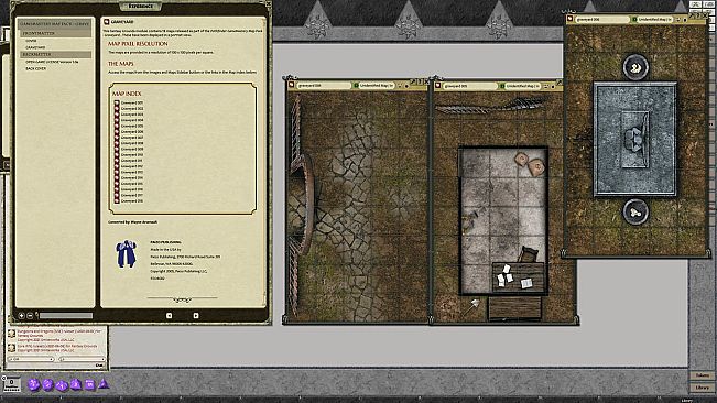 Fantasy Grounds - GameMastery Map Pack: Graveyard