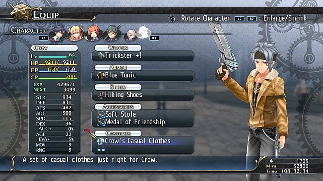 The Legend of Heroes: Trails of Cold Steel - Crow's Casuals