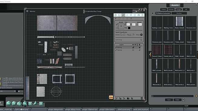Fantasy Grounds - FG Modern Industrial Map Pack 1