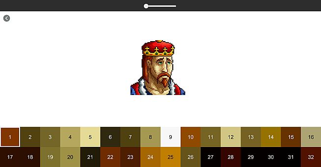 Color by Number - Medieval Portrait