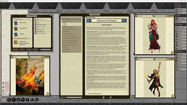 Fantasy Grounds - Pathfinder RPG - Pathfinder Companion Legacy of Fire Players Guide