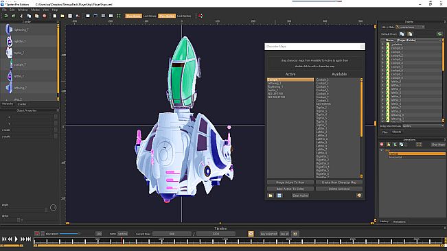 Spriter: Radius-Wing SHMUP Animated Art Pack