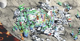 Attack of the alien thingies from lava!