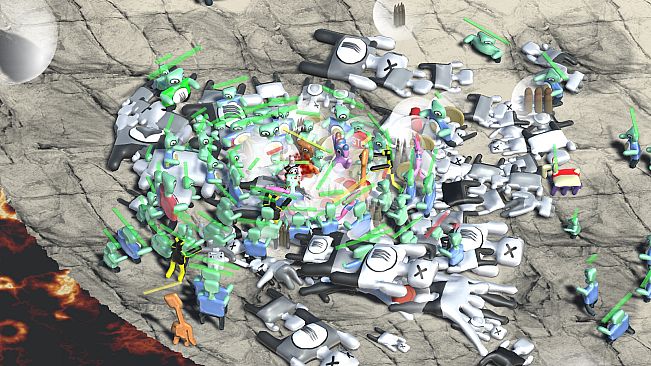 Attack of the alien thingies from lava!