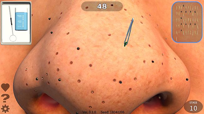 Pore Cleaning Simulator