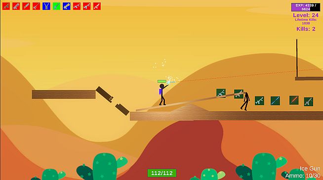 Stick Figure Combat - Jetpack Large 