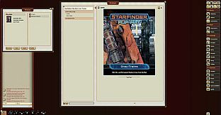 Fantasy Grounds - Starfinder RPG - Starfinder Flip-Mat - Grav Trains