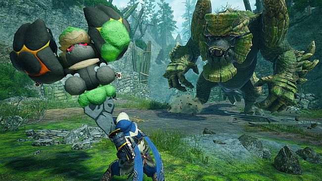 Monster Hunter Rise - "Stuffed Garangolm" Hunter layered weapon (Charge Blade)