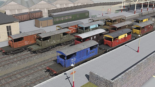 Trainz 2019 DLC - SR Queen Mary Brake Vans