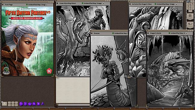 Fantasy Grounds - Fifth Edition Fantasy #5: Into the Dragon's Maw (5E)