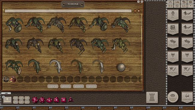 Fantasy Grounds - Jans Token Pack 25 - Swamp Creatures