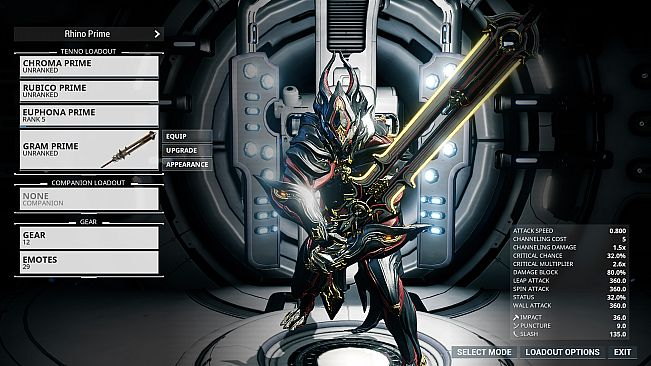 Warframe Chroma Prime Access: Spectral Scream Pack