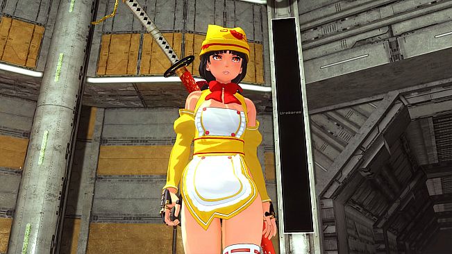 OneeChanbara ORIGIN - Exclusive Saki Costume: Dream Hostess Saki Omelet Yellow