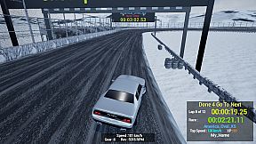 1980s & 90s Style - Retro Track Car Racer