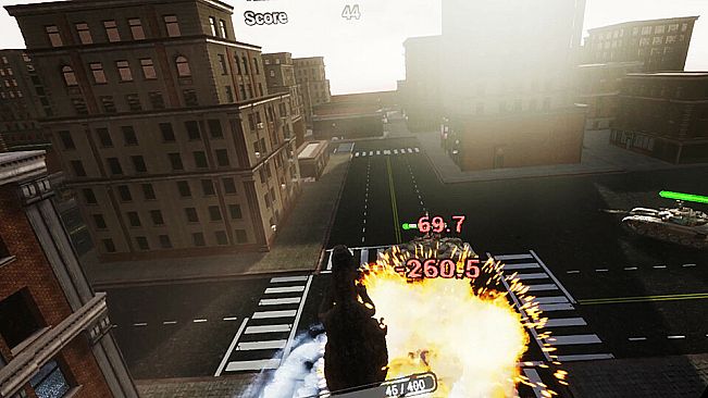 VR Dinosaur City War