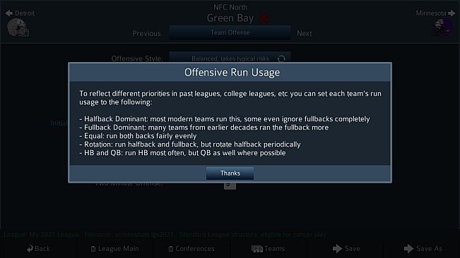 Pro Strategy Football 2021