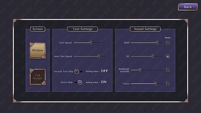 Tyrano Builder - Visual Novel GUI Pack #4 Color-Navy [kopanda UI]