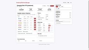 Streaming Platform Manager