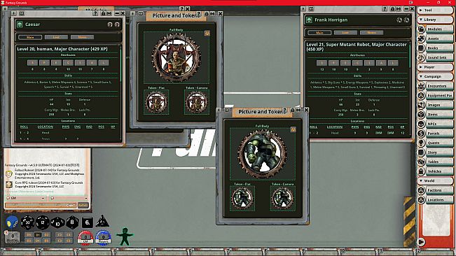 Fantasy Grounds - Fallout: The Roleplaying Game Wanderers Guide Book