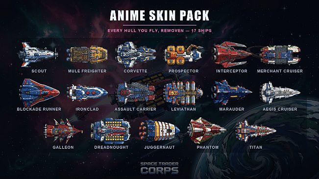 Space Trader Corps - Anime Skins