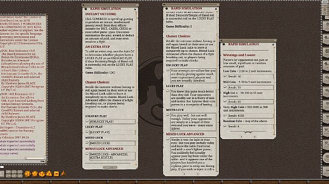 Fantasy Grounds - GAMBLING / TAROT PACK: Den of Iniquity (Any)