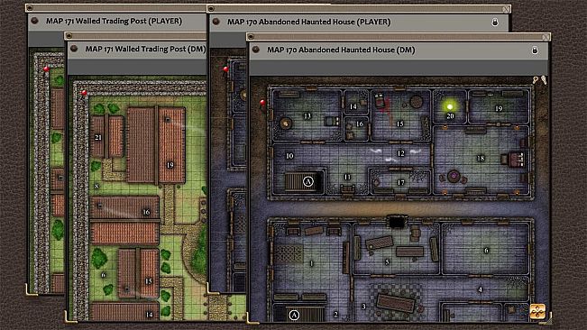 Fantasy Grounds - Paths to Adventure: Taverns and Storefronts (Map Pack)