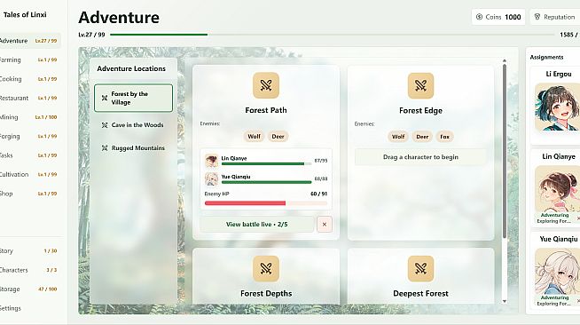 Tales of Linxi: Idle Wuxia Village