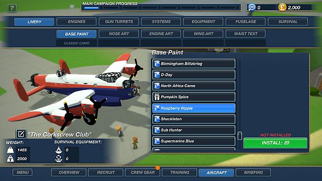 Bomber Crew Skin Pack 2