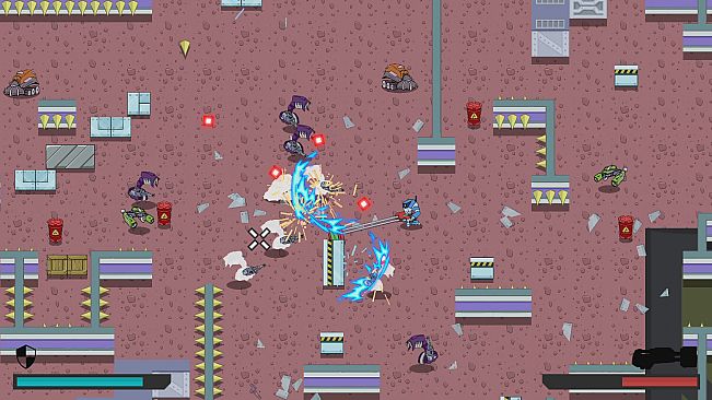 Robot with a Ram Cannon