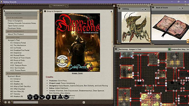 Fantasy Grounds - Drop-in Dungeons: 2nd Level Adventures