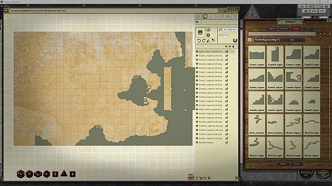 Fantasy Grounds - FG Old World Regional Map Pack
