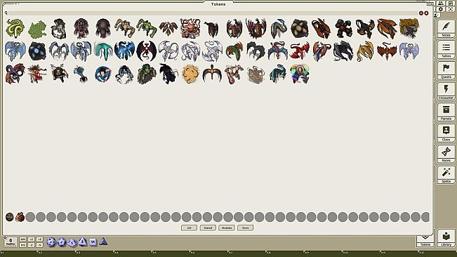 Fantasy Grounds - Devin Night: Tome of Beasts Pack 3 – Dipsa to Einherjar (Token Pack)