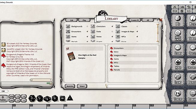 Fantasy Grounds - One Night at the Red Vampire (5E)
