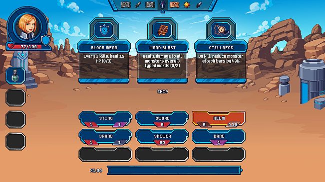 Another Typing Roguelike