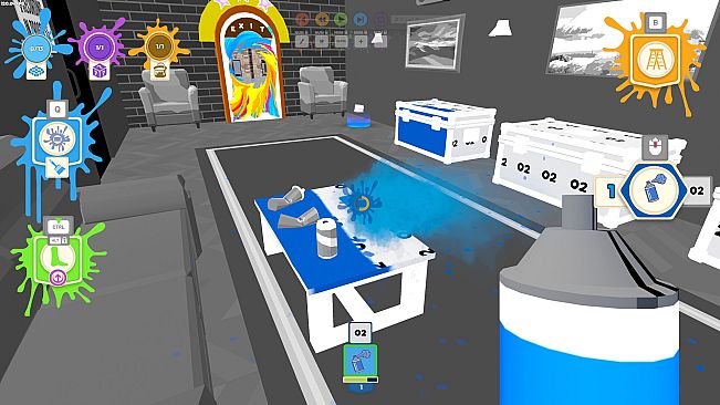 PAINTCASSO: A Cozy 3D Paint by Number Game