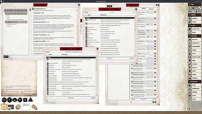 Fantasy Grounds - Rifts(R) for Savage Worlds Mega Power List