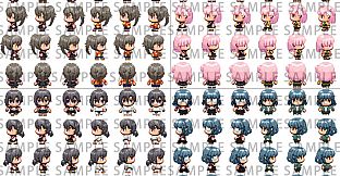 RPG Maker MV - Heroine Character Pack 4