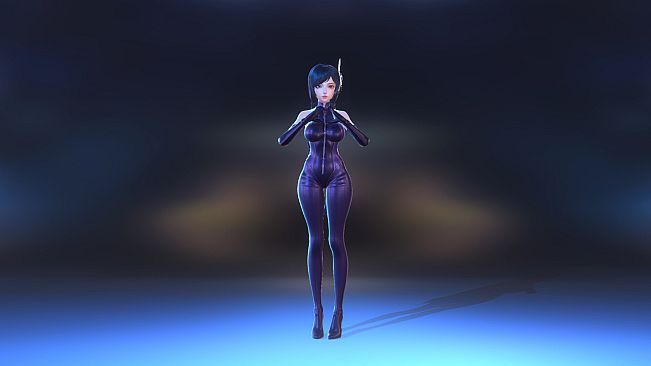 Angel Legion-DLC Tight Leather (Purple)