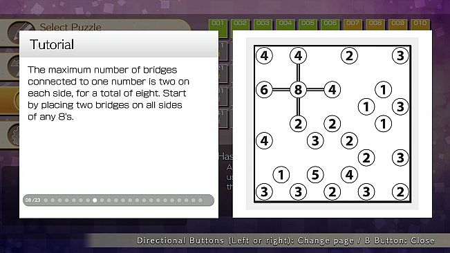 Puzzle by Nikoli W Hashiwokakero
